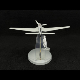 Tim und Struppi Flugzeug - Der Heckenschneide Kampfjet - König Ottokars Zepter 19 cm 29564