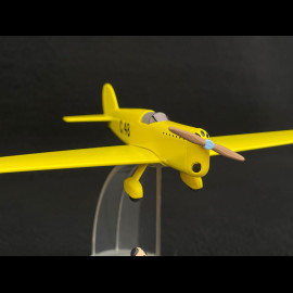 Tintin Airplane - Jo, Zette and Jocko: Mr. Pump’s Testament - ​​Prototype C48 Yellow 19 cm 29566