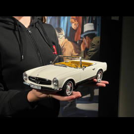 Mercedes-Benz 230 SL 1963 White 1/12 Norev 123800