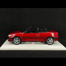 Peugeot 306 Cabriolet 1994 Lucifer Red 1/18 Norev 184930