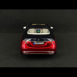 Mercedes-Benz Maybach S 680 4Matic 2021 Nautikblau / Patagonienrot 1/18 Norev 183919