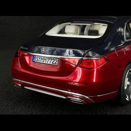 Mercedes-Benz Maybach S 680 4Matic 2021 Nautikblau / Patagonienrot 1/18 Norev 183919