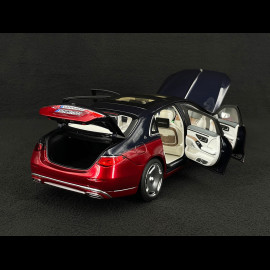 Mercedes-Benz Maybach S 680 4Matic 2021 Nautikblau / Patagonienrot 1/18 Norev 183919