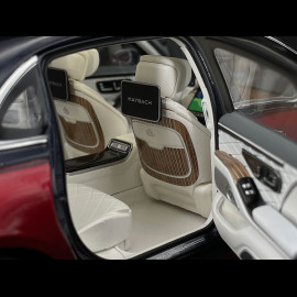 Mercedes-Benz Maybach S 680 4Matic 2021 Nautikblau / Patagonienrot 1/18 Norev 183919