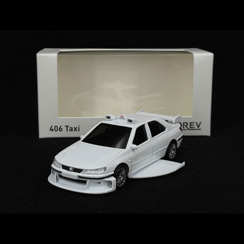 Peugeot 406 Taxi 2 2000 Weiß 1/43 Norev Jet Car 474622