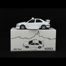 Peugeot 406 Taxi 2 2000 Weiß 1/43 Norev Jet Car 474622