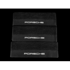 Set of 3 Porsche Barista Towels for Coffee Machines Black WAP05000626BHT