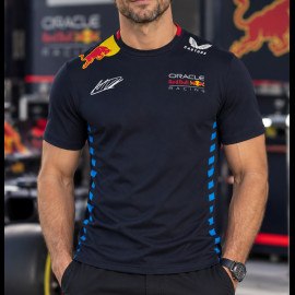 Red Bull T-shirt F1 Team Max Verstappen Signature Night Sky TM5887-190 - Men's