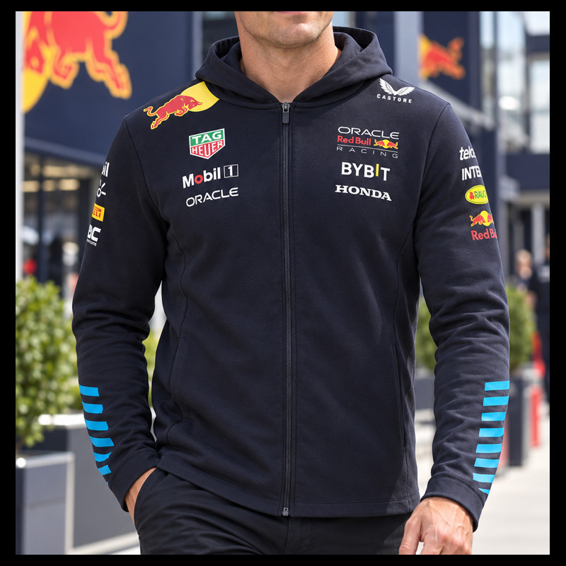 Red Bull Jacke Günstige  Racing F1 Team Verstappen Nachthimmel TM5290-190 - Herren