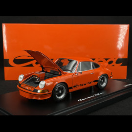 Porsche 911 Carrera RS 2.7 1973 × La Marzocco Tangerine Orange / Schwarze Streifen 1/18 Minichamps WAP021119260RS