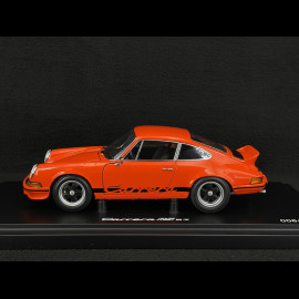 Porsche 911 Carrera RS 2.7 1973 × La Marzocco Tangerine Orange / Schwarze Streifen 1/18 Minichamps WAP021119260RS