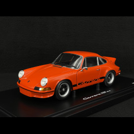 Porsche 911 Carrera RS 2.7 1973 × La Marzocco Tangerine Orange / Schwarze Streifen 1/18 Minichamps WAP021119260RS