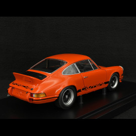 Porsche 911 Carrera RS 2.7 1973 × La Marzocco Tangerine Orange / Black Stripes 1/18 Minichamps WAP021119260RS