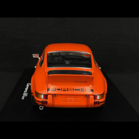 Porsche 911 Carrera RS 2.7 1973 × La Marzocco Tangerine Orange / Schwarze Streifen 1/18 Minichamps WAP021119260RS