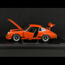 Porsche 911 Carrera RS 2.7 1973 × La Marzocco Tangerine Orange / Schwarze Streifen 1/18 Minichamps WAP021119260RS