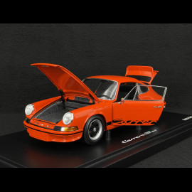Porsche 911 Carrera RS 2.7 1973 × La Marzocco Tangerine Orange / Schwarze Streifen 1/18 Minichamps WAP021119260RS