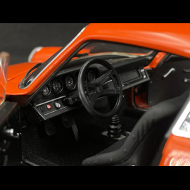 Porsche 911 Carrera RS 2.7 1973 × La Marzocco Tangerine Orange / Schwarze Streifen 1/18 Minichamps WAP021119260RS