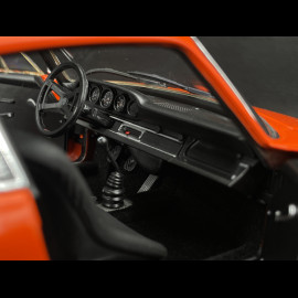 Porsche 911 Carrera RS 2.7 1973 × La Marzocco Tangerine Orange / Schwarze Streifen 1/18 Minichamps WAP021119260RS