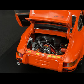 Porsche 911 Carrera RS 2.7 1973 × La Marzocco Tangerine Orange / Schwarze Streifen 1/18 Minichamps WAP021119260RS