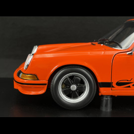 Porsche 911 Carrera RS 2.7 1973 × La Marzocco Tangerine Orange / Schwarze Streifen 1/18 Minichamps WAP021119260RS