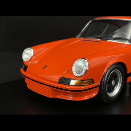 Porsche 911 Carrera RS 2.7 1973 × La Marzocco Tangerine Orange / Black Stripes 1/18 Minichamps WAP021119260RS