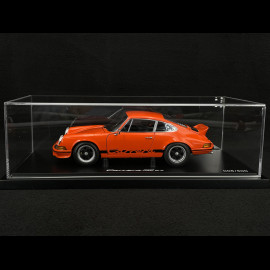 Porsche 911 Carrera RS 2.7 1973 × La Marzocco Tangerine Orange / Schwarze Streifen 1/18 Minichamps WAP021119260RS