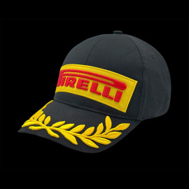 SELTEN : Pirelli Cap F1 Grand Prix Sieger Bestickte Premium Scwharz 0101 - unisex