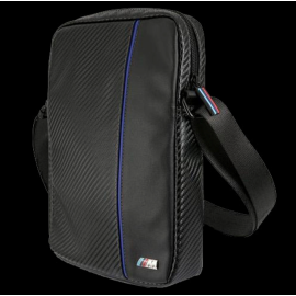 BMW Schultertasche aus Kunstleder Schwarz / Blau BMTB10CAPNBK
