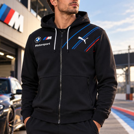 BMW Motorsport Sweatshirtjacke Puma Anthrazitgrau 701219208-001 - herren