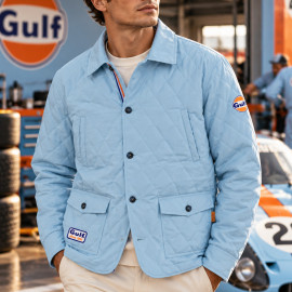 Gulf Quilted Jacket Light Blue GU251JAM02-125 - men