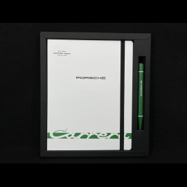 Porsche Notebook 911 Carrera RS 2.7 and Ballpoint White Grand Prix / Green WAP092602260NB