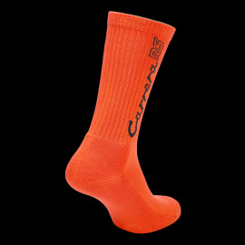 Porsche Socken 911 Carrera RS 2.7 - 2er-Set Puma Tangerine Orange / Grand Prix Weiß WAP127RS2