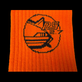 Porsche Socken 911 Carrera RS 2.7 - 2er-Set Puma Tangerine Orange / Grand Prix Weiß WAP127RS2