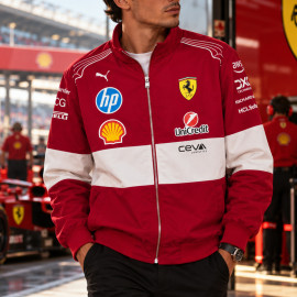 Ferrari Jacket F1 Team Leclerc / Hamilton Puma Dark Red / White 701232815-001 - unisex