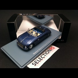 Porsche Waibel Special Sport Cabriolet 1948 blue 1/43 Neo NEO46191