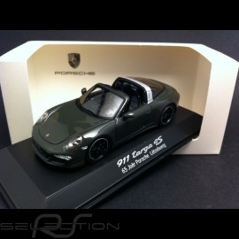 Porsche 991 Targa 4 S " 65 jahre Porsche Luxembourg " 2015 grau 1/43 Spark WAX02020008