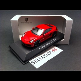 Porsche Cayman GTS 981 rouge 1/43 Minichamps WAP0200150E