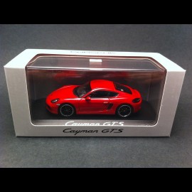Porsche Cayman GTS 981 rouge 1/43 Minichamps WAP0200150E