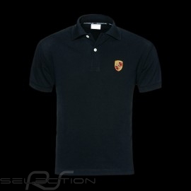 Porsche Polo shirt crest black Porsche WAP592B - men