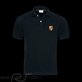 Porsche Polo Shirt Wappen Schwarz Porsche WAP592B - Herren