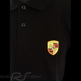 Porsche Polo shirt crest black Porsche WAP592B - men