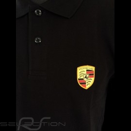 Porsche Polo Shirt Wappen Schwarz Porsche WAP592B - Herren