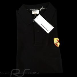 Porsche Polo shirt crest black Porsche WAP592B - men