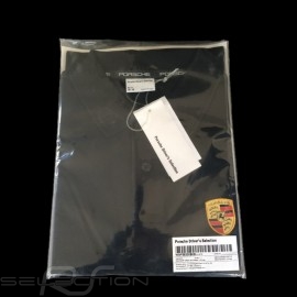 Porsche Polo shirt crest black Porsche WAP592B - men