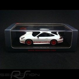 Porsche 996 GT3 RS weiß / rot 1/43 Spark S4473