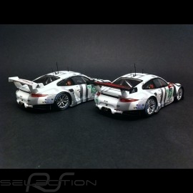 Duo Porsche 911 GT3 RSR n° 91 and n° 92 Le Mans 2015 1/43  Spark MAP02087615 and MAP02087715