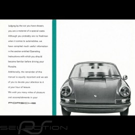 Reproduction Brochure Porsche 911 E 1972