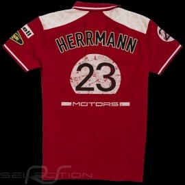 Men's Polo Herrmann 917 n° 23 red