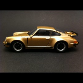 Porsche 911 Turbo 3.0 1975 ﻿gold﻿ Spielzeug Reibung Welly