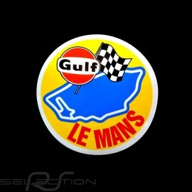 Gulf Le Mans Aufkleber Ø 9 cm